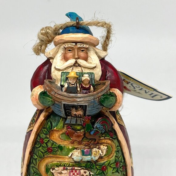 Jim Shore 2007 Heartwood Creek Two By Two Santa 4007947 Noah’s Ark Santa - Picture 2 of 10